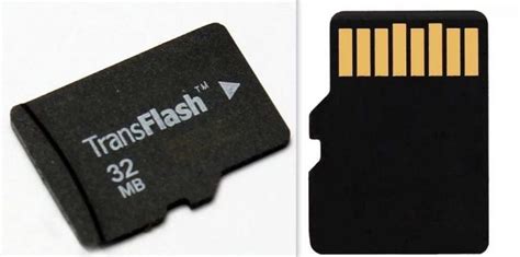 what is a tf memory card transflash